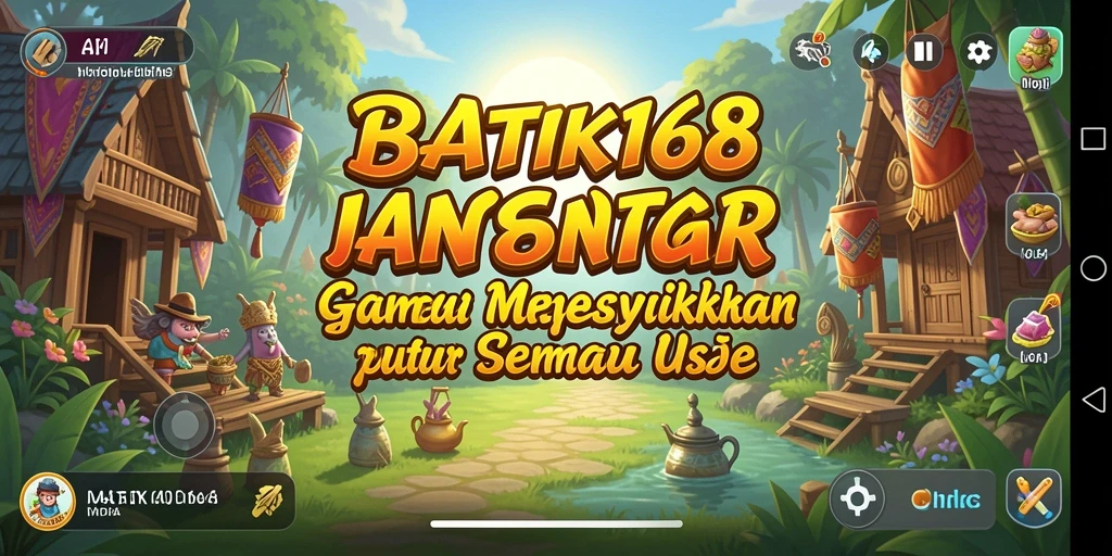 Tampilan gameplay BATIK168 yang cerah dan menarik.