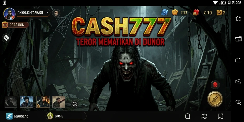 Gameplay CASH777 yang menegangkan dan menakutkan.