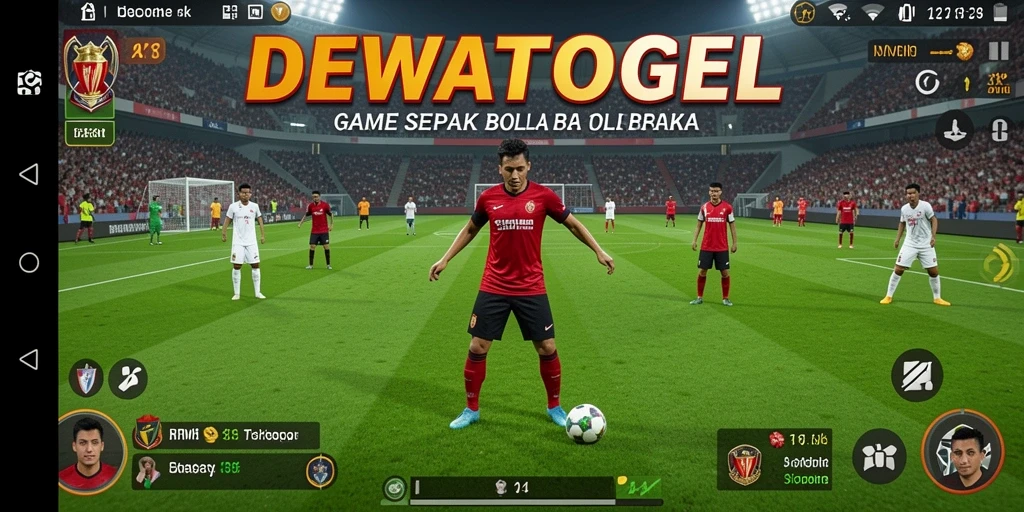 Tampilan gameplay DEWATOGEL yang seru saat pertandingan.