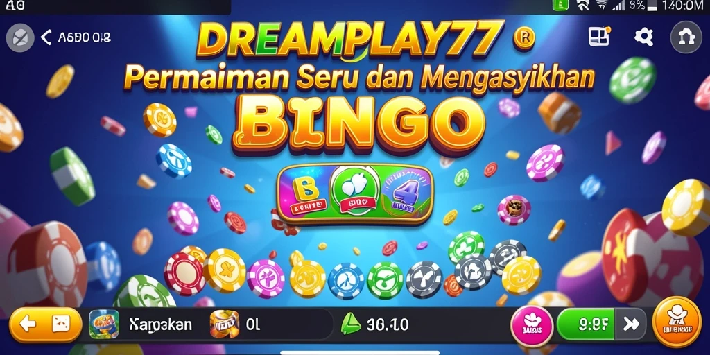 Menampilkan tampilan gameplay seru dari permainan Bingo.