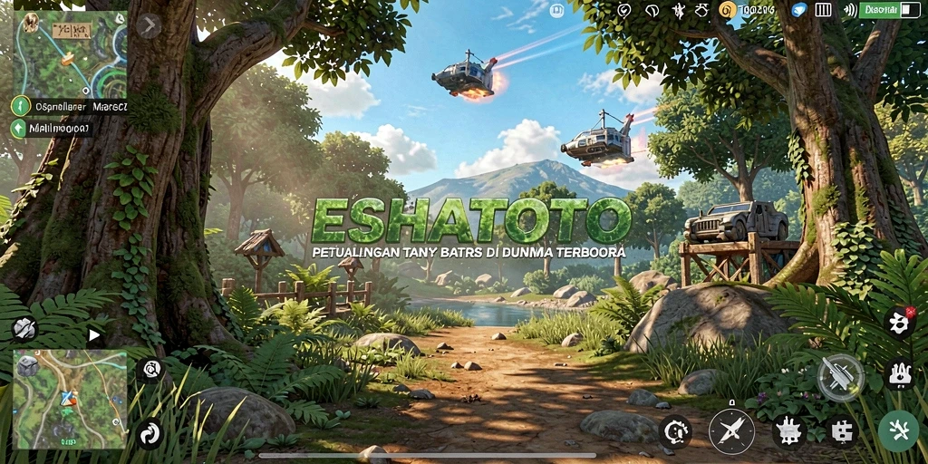 Gameplay ESHATOTO yang menakjubkan dalam dunia terbuka.