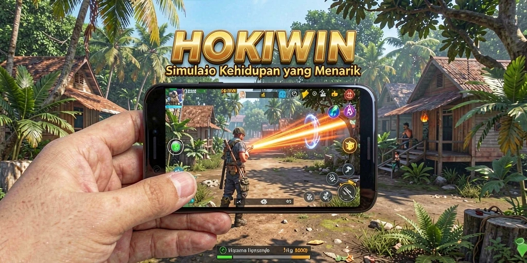 Tangkapan layar menampilkan gameplay interaktif HOKIWIN.