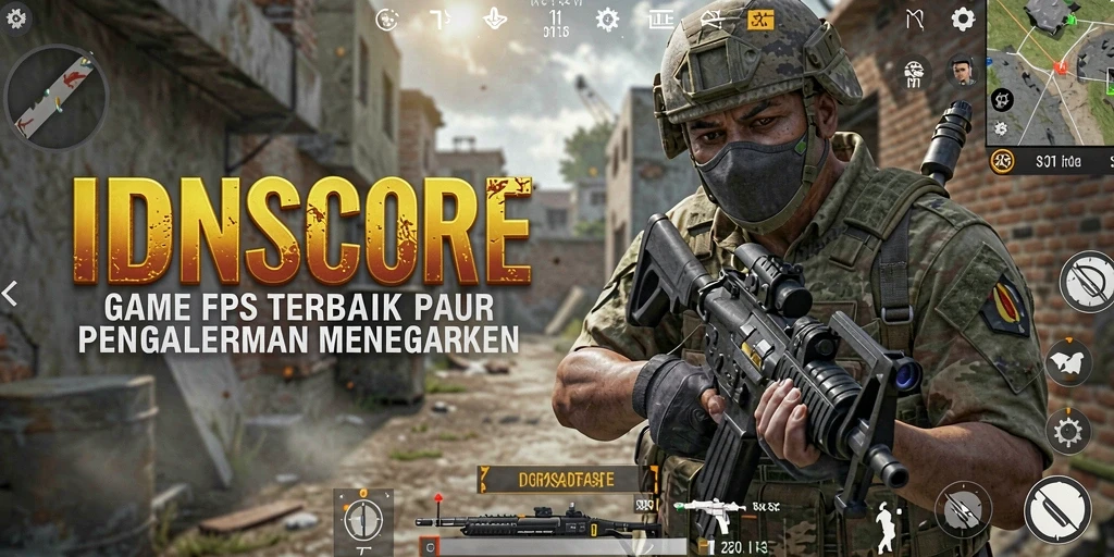 Gameplay seru dan grafis memukau dalam IDNSCORE.