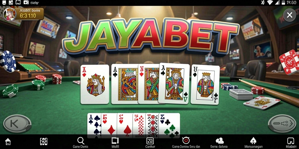 Screenshot JAYABET menunjukkan momen seru bermain Domino.