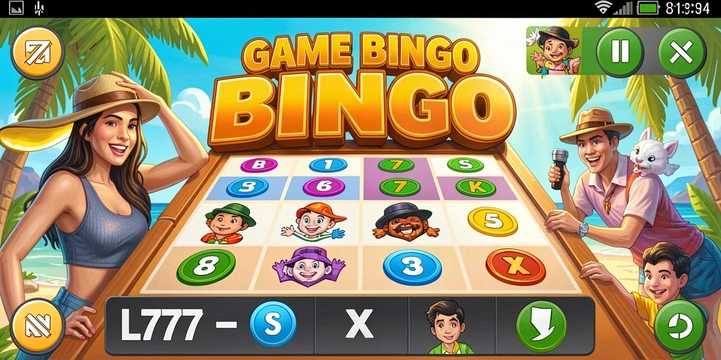 Gameplay menarik L777 dengan suasana Bingo yang seru.