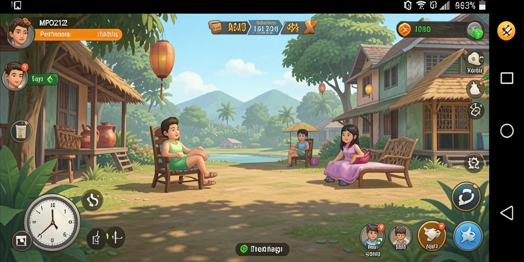 Tangkapan layar MPO2121 menampilkan gameplay yang menghibur dan santai.
