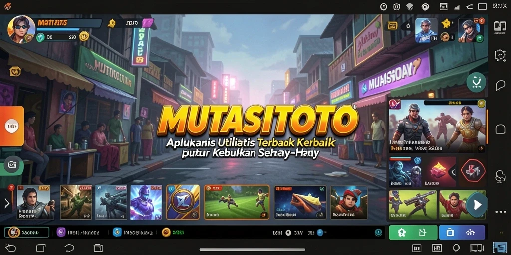 Tampilan antarmuka MUTASITOTO yang sederhana dan efisien.