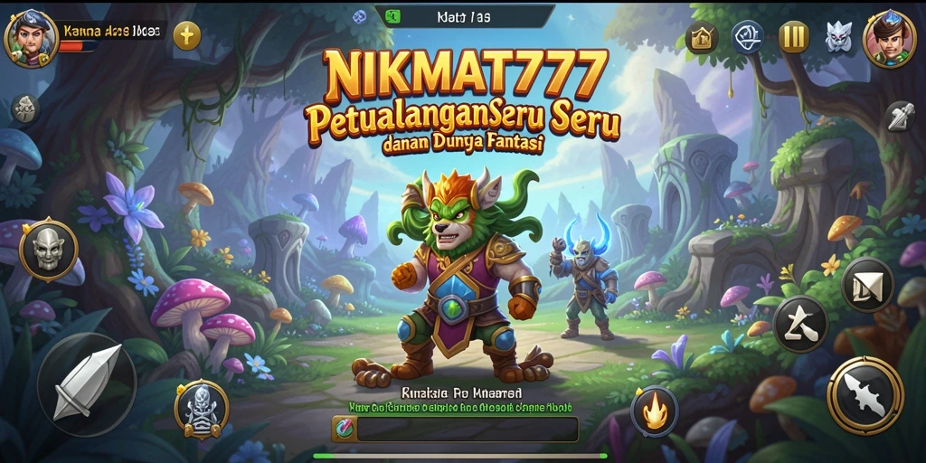 Tampilan gameplay dari <strong>NIKMAT777</strong> yang penuh aksi dan petualangan.