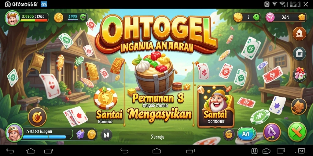 Tampilan gameplay OHTOGEL yang penuh warna dan menarik.