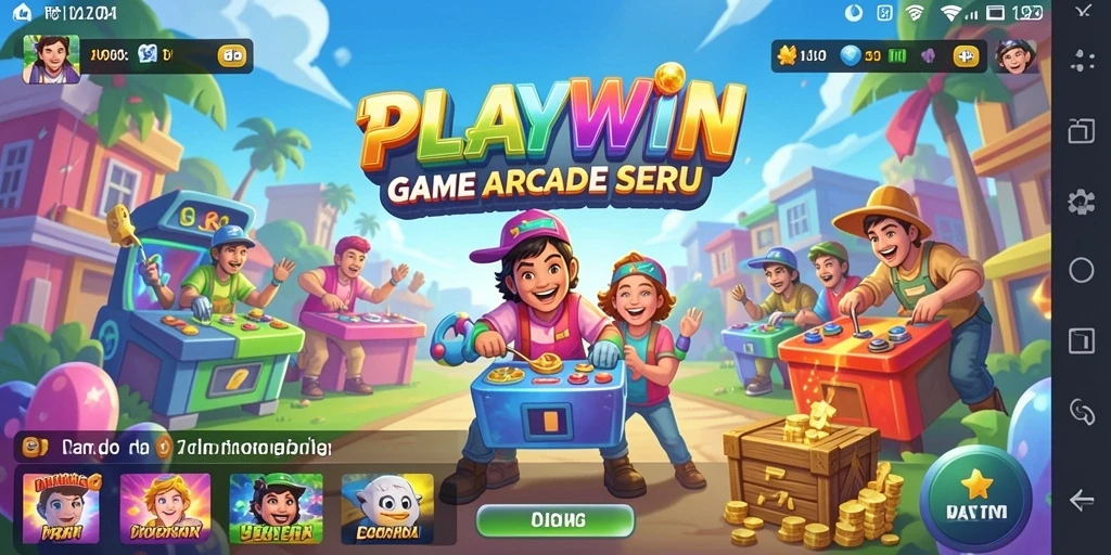 Tampilan gameplay seru dari PLAYWIN yang memikat!