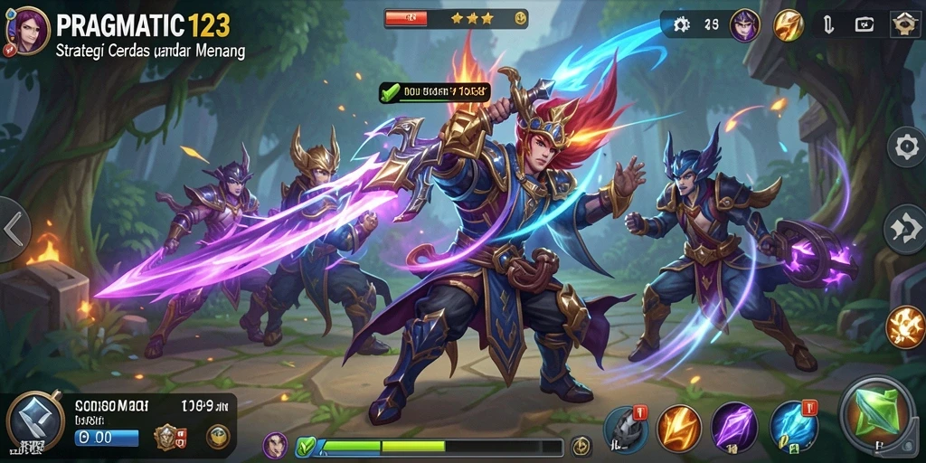 Tampilan menarik dari gameplay strategi yang mendebarkan