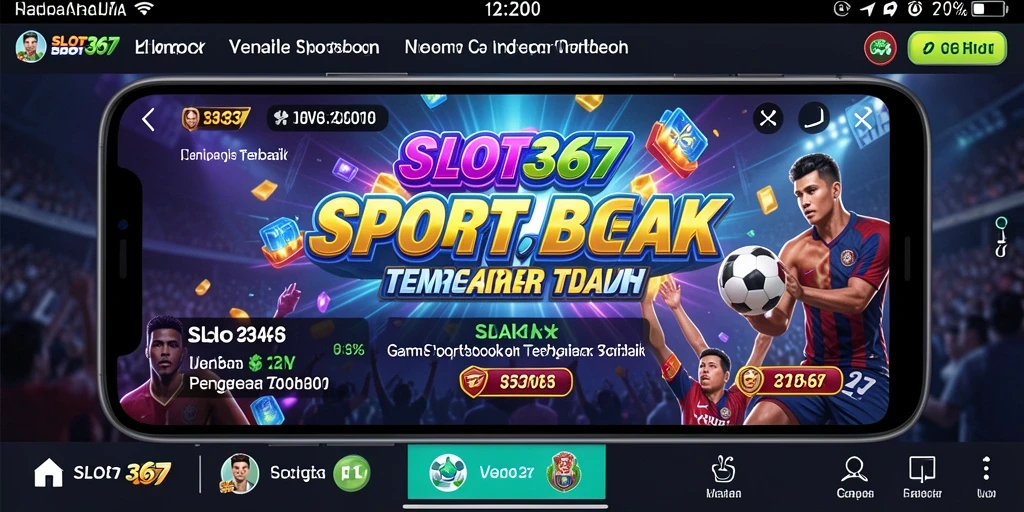 Tampilan gameplay menarik dari aplikasi Sportsbook SLOT367.