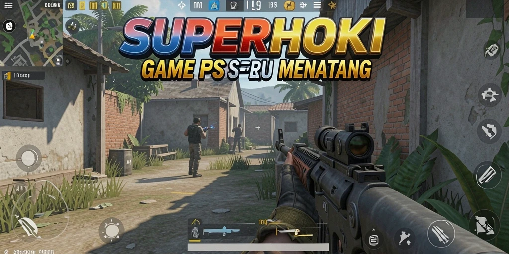 Gameplay intens <strong>SUPERHOKI</strong> dengan pertempuran yang mendebarkan.