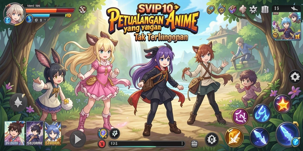 Tampilan gameplay <strong>SVIP10</strong> yang penuh aksi dan warna-warna cerah.