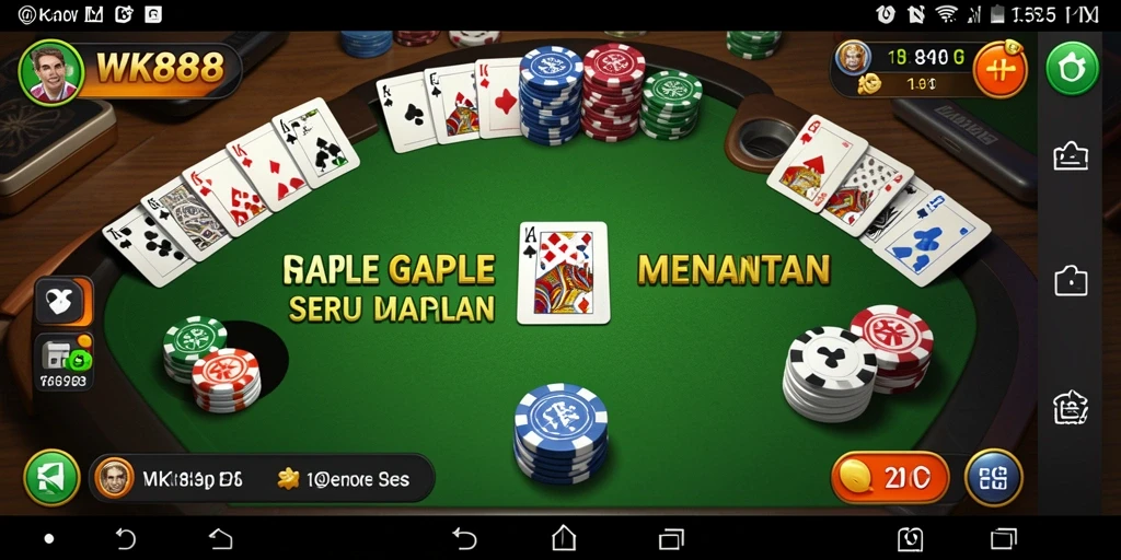 Tampilan gameplay seru dan interaktif di WK888.